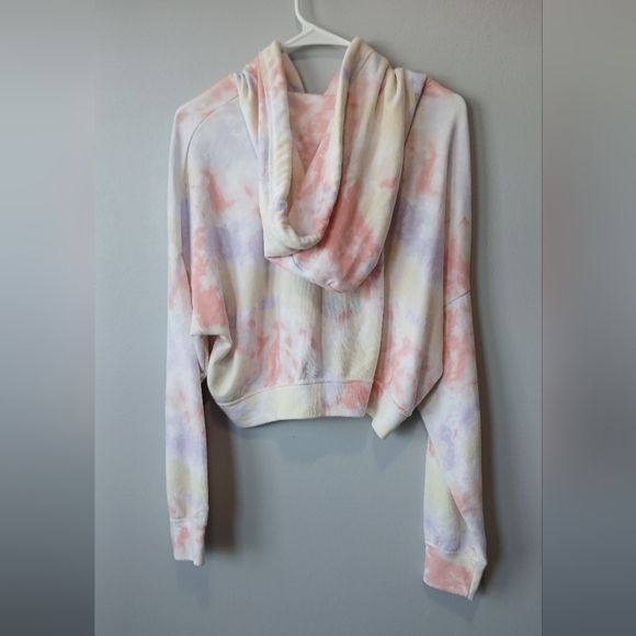 Hollister Tie-Dye Cropped Zip-Up  Hoodie Womens Size Small - Picture 2 of 5
